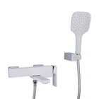 Змішувач для ванни GAPPO G3217-8, білий/хром G3217-8