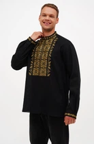 Сорочка Галерея льону Гриць 50 чорний (9332/50/147)
