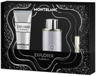 Zestaw męski Montblanc Explorer Platinium Woda perfumowana 100 ml + Miniaturka Woda perfumowana 7.5 ml + Żel pod prysznic 100 ml (3386460148054)