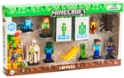 Набір делюкс із 12 колекційних фігурок - топерів Minecraft дві фігурки - сюрприз (MC2080_A) (7290117586013)