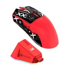 Мышь беспроводная игровая Attack SHARK X11 Print,PAW3311, 22000 DPI 2,4G+Bluetooth Red