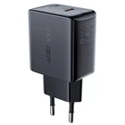 Компактний мережевий зарядний пристрій МЗП Acefast A1 PD20W single USB-C Black