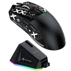 Мышка Игровая Беспроводная Attack Shark X11 Black 22000 DPI PAW3311 с зарядной догстанцией RGB подсветкой Черная