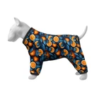 Вітровка для собак WAUDOG Clothes, малюнок "Апельсини", M47, 69-72 см, З 47-50 см
