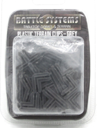 Zestaw konektorów dla modeli składanych Battle Systems Tabletop Games & Terrain Plastic Clips Gray (5060660092543)