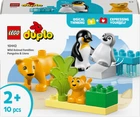 Конструктор LEGO DUPLO Town Сімейства диких тварин: Пінгвіни та Леви 10 деталей (10442)