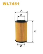 Фильтр масляный Wix Filters (WL7451) - (Hyundai Grandeur, Sonata, Kia Opirus, Sorento) WIX Filters (WL7451)