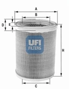 Повітряний фільтр UFI (2760600)