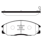 Колодки гальмівні перед (SP1157) Sangsin HI-Q (SP1157)