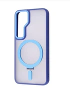 Чехол WAVE Premium Attraction Case with MagSafe Samsung Galaxy S24 с подставкой Blue
