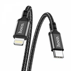 Кабель HOCO X14 Type-C - Lightning 3 метри нейлонова обплетення чорний (6931474760692)