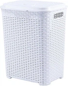 Корзина для белья Violet House 0778 Роттанг WHITE (45л)