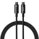 Кабель Baseus Tungsten Gold Fast Charging Data Cable Type-C to Type-C |240W, PD3.1, 1m| черный