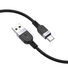 Кабель Hoco Type-C Energy silicone charging data cable X109 |2m, 3A| black