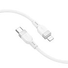 Кабель Hoco Type-C to Lightning Energy silicone charging data cable X109 |1m, 27W| белый