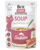 Вологий корм для кішок Brit Care Soup Суп з лососем 75 г