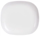 Тарелка прямоугольная стеклокерамика Luminarc Sweet Line White десертная 190 мм х 210 мм (J0561)