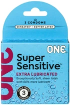 Презервативи One Super Sensitive 3 шт (ROZ6501053331)
