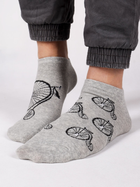 Skarpety damskie krótkie YOCLUB Funny Cotton Socks 35-38 Szare (5904921661942)