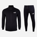 Komplet sportowy męski (bluza bez kaptura rozpinana + spodnie) Puma 585840 M Czarny (4063697383111)