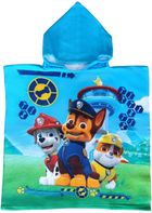 Ręcznik-poncho kąpielowy Nickelodeon Paw Patrol 55 x 110 cm (8435631309024)