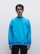 Свитшот мужской H&M 06420582 S Голубой (6666000341402)