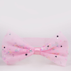 Opaska na głowę dziecięca dla dziewczynki Yo Club Girl's Headband With Bow 38-44 Różowa (5904921668729)