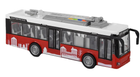 Дитяча інерційна машинка Тролейбус на батарейках Ciry Service Червоний