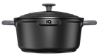 Каструля IQ Be Creative алюмінієва 18 см (1.7 л) з кришкою (IQ-2047-18) (IQ-2047-18)