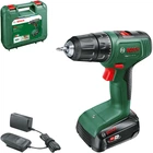 Дриль-шурупокрут акумуляторний Bosch EasyDrill 18V-40 + акумулятор 2 А⋅год + зарядний пристрій AL 18V-20 + кейс (06039D8004)