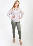 Брюки H&M 36 Хаки (HM-0434635-5-Khaki)