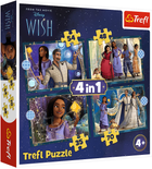 Puzzle Trefl Disney Marzenia się spełniają 4 w 1 (5900511346497)