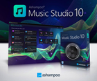 Музичний редактор для багатьох форматів, Ashampoo Music Studio 10, безтермінова ліцензія, 1 ПК