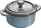 Каструля Staub Mini Cocotte кругла Антична Бірюзова 200 мл (4009839377013) 