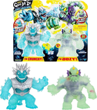 Rozciągliwa figurka GooJitZu Heroes Deep Goo Sea Ice Blast Attack Blazagon vs Horriglow GOJ42629 (0630996426296)