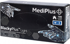 Рукавички нітрилові MediPlus BlackyPlus light розмір M-8 Чорні 100 шт (6970245754508)