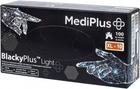 Рукавички нітрилові MediPlus BlackyPlus light розмір XL-10 Чорні 100 шт (6933265560160)