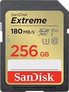 Карта пам'яті Sandisk 256GB SD C10 UHS-I U3 R180/W130MB/s Extreme V30 (SDSDXVV-256G-GNCIN)