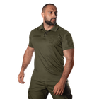 Поло Army ID 2.0 CoolPass Pique LT Оліва (8082), XXXXL-Long