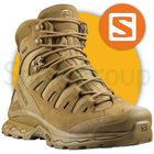 Черевики тактичні Salomon Quest 4D GTX Forces 2 Coyote Brown (Койот) UK 5/EU 38