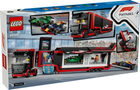 Конструктор LEGO City F1 Вантажівка з болідами RB20 та AMR24 F1 1086 елементів (60445)