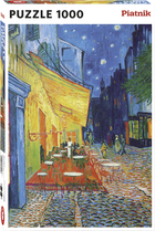 Puzzle Piatnik Taras kawiarni w nocy Vincent van Gogh 1000 elementów (9001890539046)