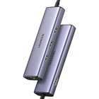 USB Хаб UGREEN CM512 6 in 1/USB-C/HDMI/3xUSB 3.0/USB-C PD/Gigabit Ethernet/Grey (UGR-15598)