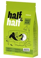Сухой корм для кошек Half&Half с чувствительным пищеварением и кожей с индейкой
