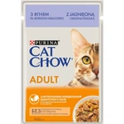 Корм Purina Cat Chow Adult с ягненком и зеленой фасолью 85 г