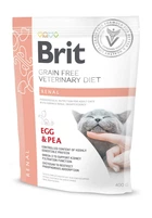 Сухой корм для кошек Brit VD Renal при заболеваниях почек с яйцом и горохом