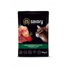 Влажный корм Savory Adult для кошек с ягнёнком и свеклой 85 г