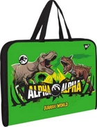 Папка-портфель YES FC на блискавці з тканинними ручками Jurassic World 491988