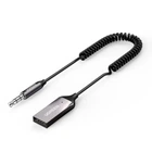 Bluetooth аудіо ресивер UGREEN CM309 Bluetooth Car Receiver Aux with Mic, Space Gray
