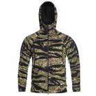 Тактична флісова кофта Helikon Patriot Mk2 Hybrid Fleece з капюшоном tiger stripe 2XL